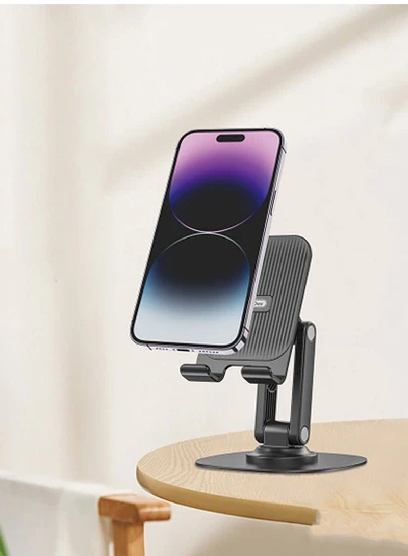 GO-DES Go Des GD-HD757 Collapsible Bracket Double Folding Car Mobile Holder Grey - Image 2