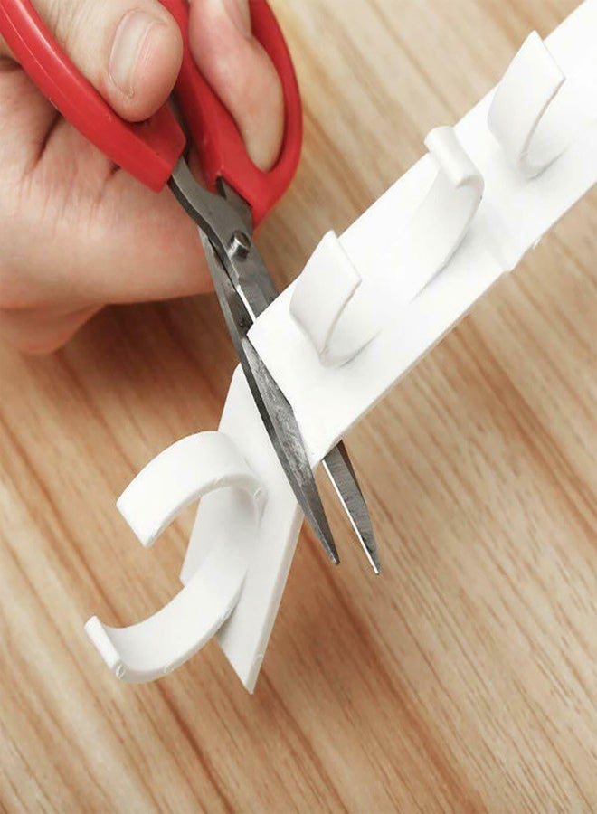 20Pcs Kitchen Spice Jar Rack Adhesive Seasoning Bottle Storage Holder Cabinet Organizer Wall Cabinet Door Hanging Spice Jars Clip Hooks - Image 4