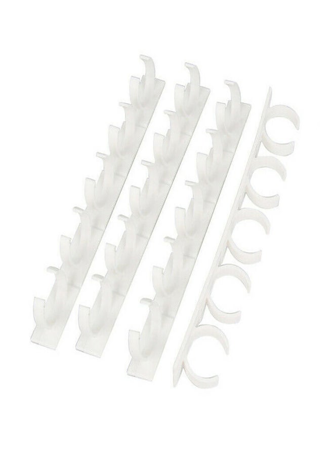 20Pcs Kitchen Spice Jar Rack Adhesive Seasoning Bottle Storage Holder Cabinet Organizer Wall Cabinet Door Hanging Spice Jars Clip Hooks - Image 1