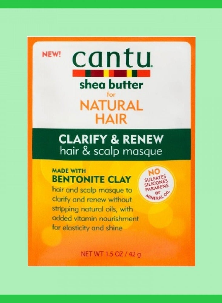 CANTO Cantu Purifying and Rejuvenating Scalp and Hair Mask-42gm 