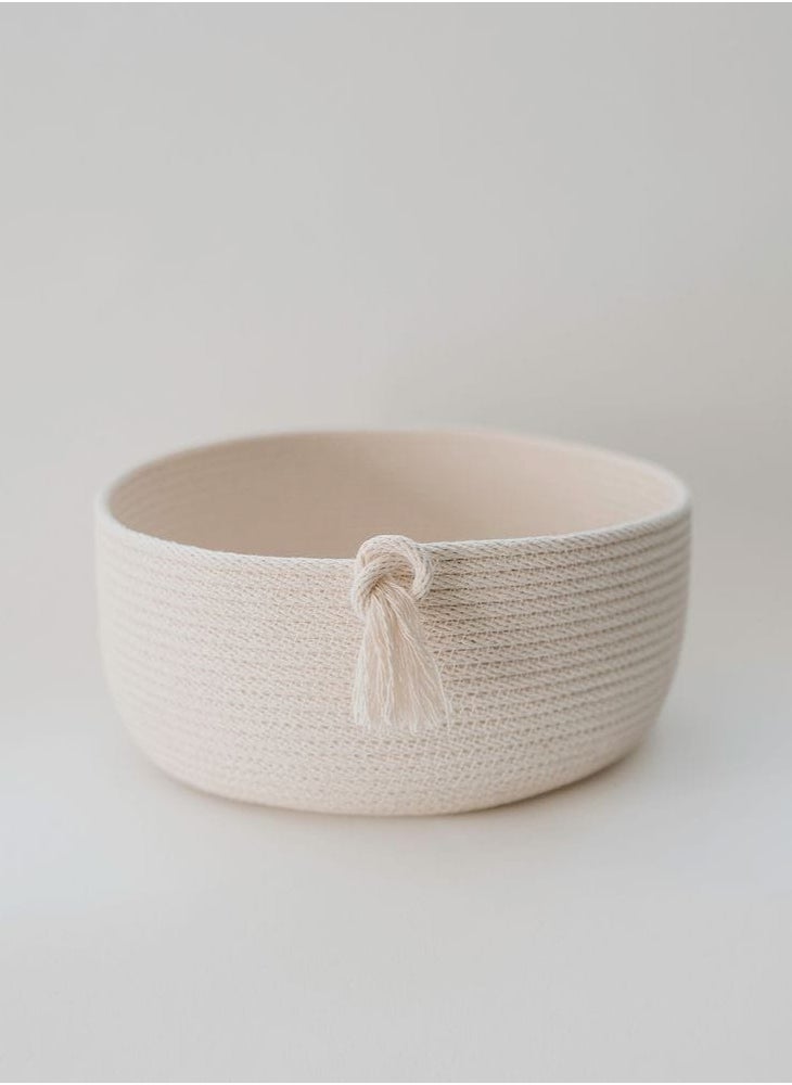 Generic - Offwhite Cotton bowl 20 cm - Image 1