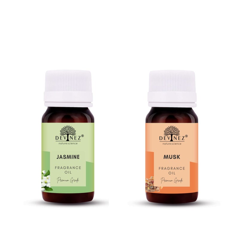 Devinez Jasmine, Musk Frangrance Oil Aroma Oil for Diffuser/Ultrasonic Aroma Diffuser/Tealight Diffuser/Reed Diffuser, 30ml Each - Image 4