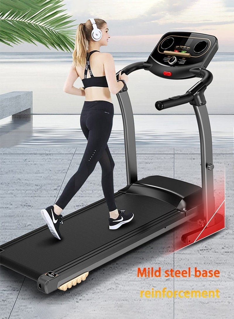 Sinyin Smart Electric Treadmill for Home with LED Display and Shock Absorption System, Quiet Running Machine for Walking, Jogging and Cardio Fitness Training, Black - Image 4