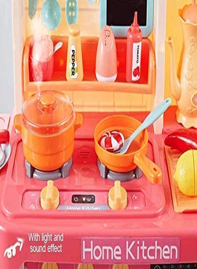 fantom 65 Piece Kitchen Play Set with Lights & Sound for Girls, Big Size Remote Control Kitchen Toy Set for Kids Girls ( Kitchen Playset ) (65 PCS Kitchen Set) - Image 3