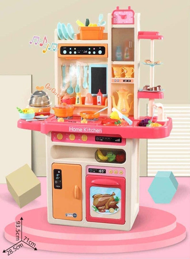 fantom 65 Piece Kitchen Play Set with Lights & Sound for Girls, Big Size Remote Control Kitchen Toy Set for Kids Girls ( Kitchen Playset ) (65 PCS Kitchen Set) - Image 2
