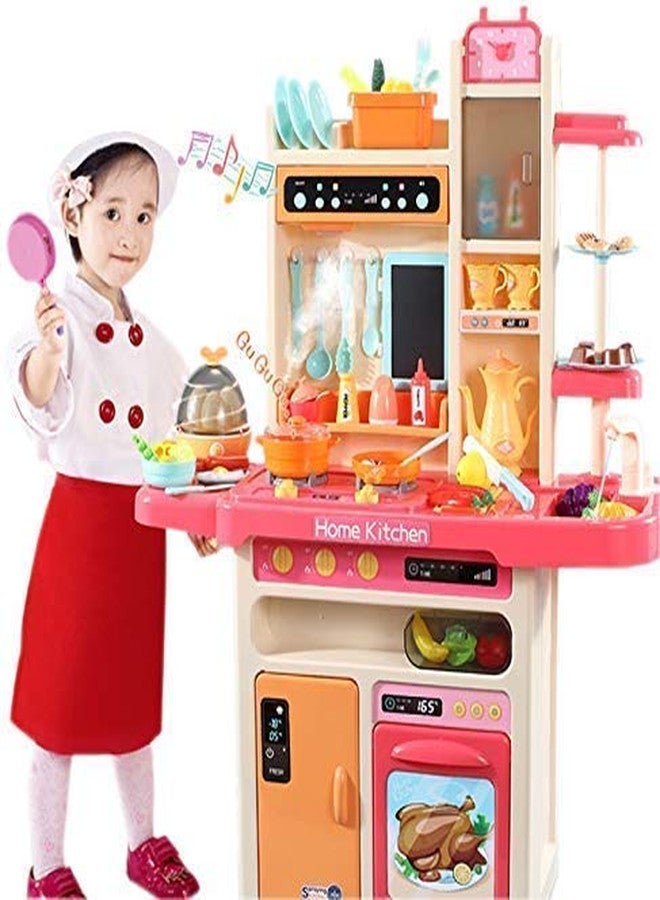 fantom 65 Piece Kitchen Play Set with Lights & Sound for Girls, Big Size Remote Control Kitchen Toy Set for Kids Girls ( Kitchen Playset ) (65 PCS Kitchen Set) - Image 1