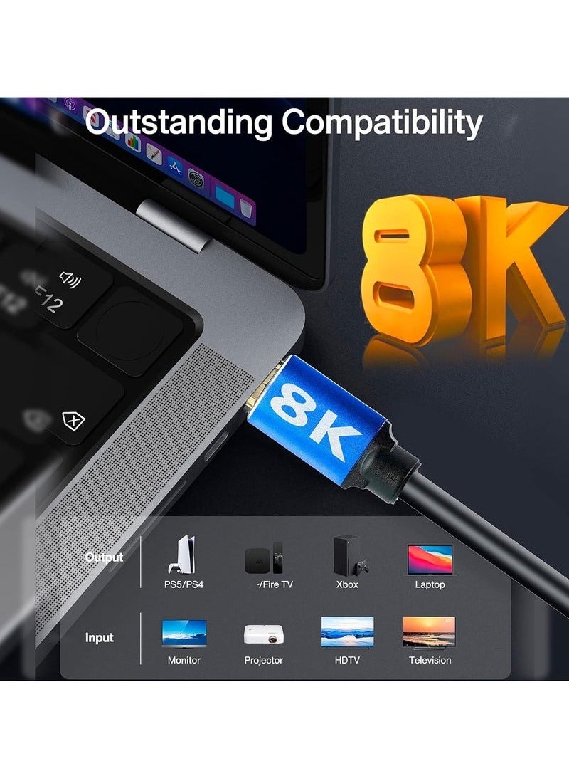 8K HDMI Cable 2.1 48Gbps TV Computer Set-top Box PS4 PS5 Connection Cable 8K 60Hz 4K 120Hz  - Image 4