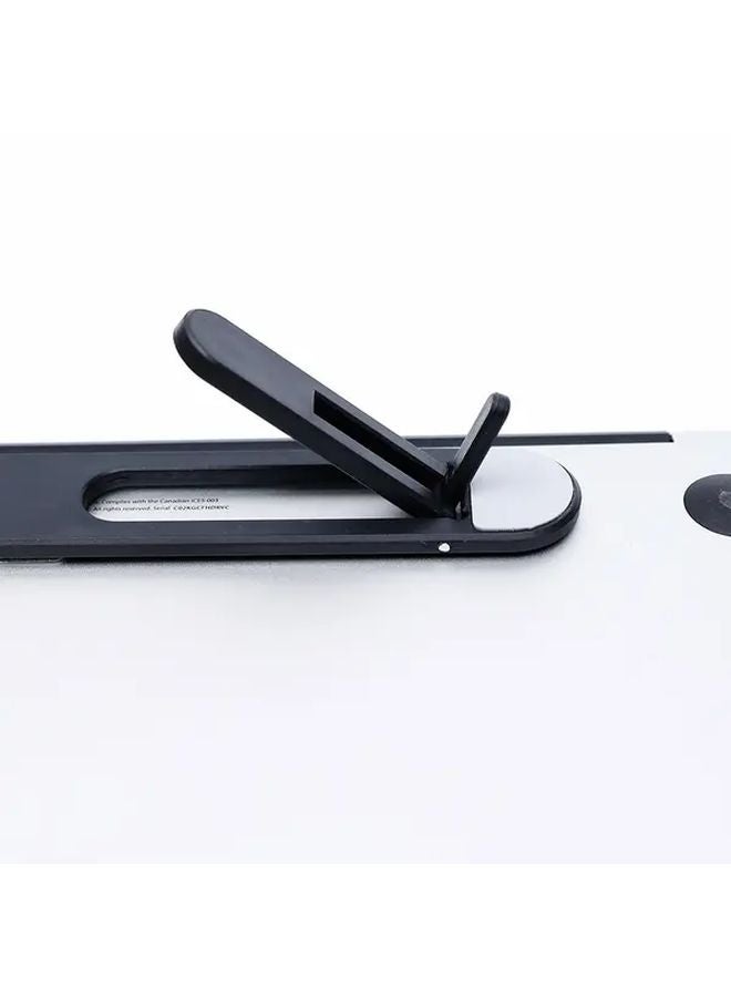 Black Portable Foldable Adjustable Laptop Stand For Office Setup - Image 4