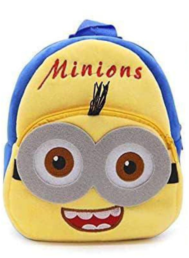 Plush school bag for children with cartoon character designs, soft toy bag with cartoon designs suitable as gifts for babies, girls and boys aged 2 to 6 years, travel backpacks