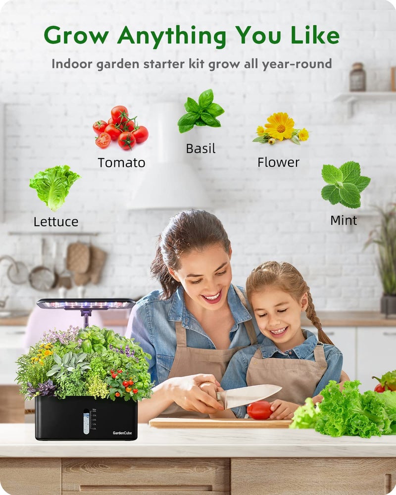 GARDENCUBE مجموعة بودات الزراعة المائية GARDENCUBE 166 قطعة: متوافقة مع مجموعات Aerogarden لزراعة الأعشاب - تشمل إسفنجات الزراعة، سلال الزراعة، قباب الزراعة، ملصقات A&B، غذاء النباتات - مستلزمات الزراعة المائية لمعظم العلامات التجارية - Image 5