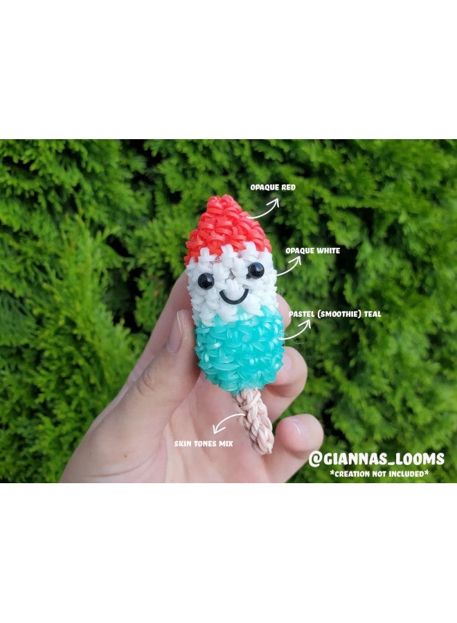 Rainbow Loom Solid Bands-White - Image 3