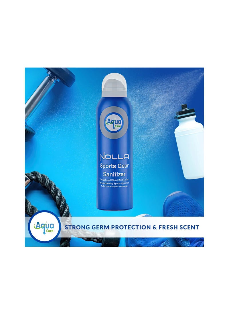Aqua Care - Nolla Sport Gear Sanitizer Spray 3 Pack x  150 ml - Image 1