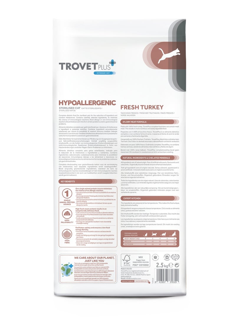 Trovet Trovet Plus Puppy Hypoallergenic Turkey Veterinary Diets 3kg - Image 3