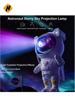HuHa Starry Night Light Projector Astronaut LED Projection Lamp with Remote Control, Adjustable Head Angle,Gift for Kids Adults Home Party Ceiling Decor  - Image 5