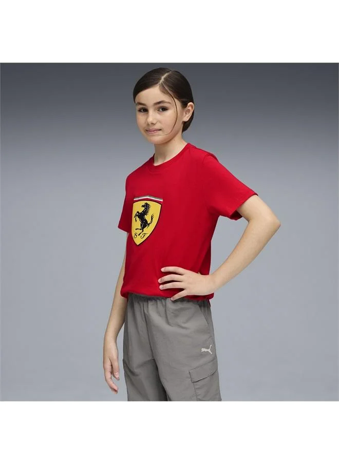 Puma Scuderia Ferrari Sportswear Coloured Big Shield Tee Youth