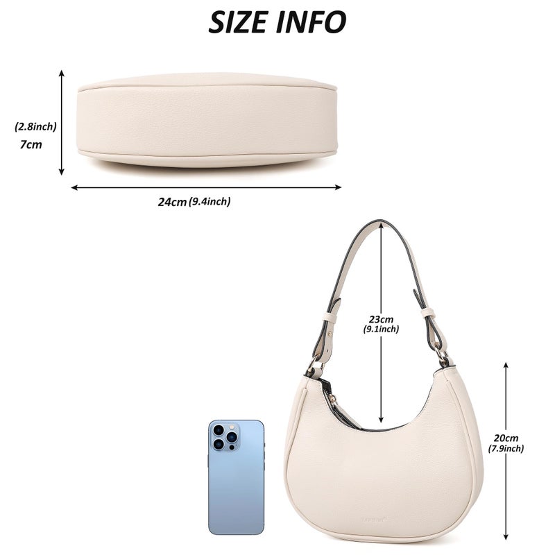 TANTOMI Small Crescent Shoulder Bags for Women Retro Classic Clutch Hobo Tote Purse Handbags Crossbody - Image 5