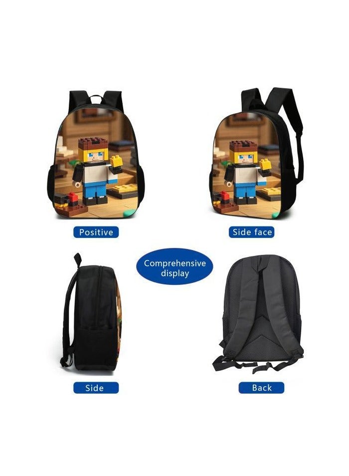 Cartoon style universal three-piece schoolbag - 454  - Image 4