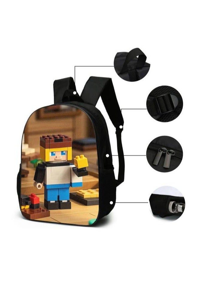 Cartoon style universal three-piece schoolbag - 454  - Image 5