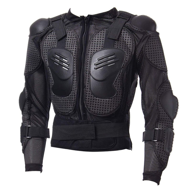 GOTOTOP Motorcycle Body Protective Jacket Armor Motocross Riding Protective Gear PVC EVA ATV Dirt Bike Shoulder Chest Spine Protector XL - Image 2