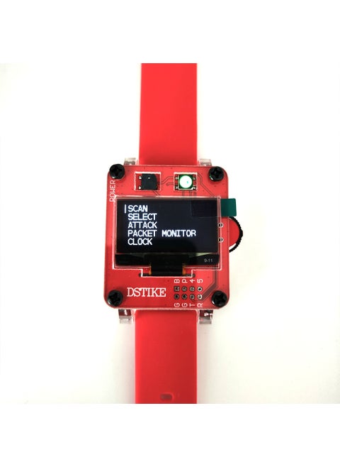 DSTIKE Deauther Watch X | ESP8266 Programmable Watch Red