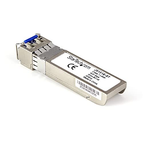 Startech.com StarTechcom HPE J9151E Compatible SFP Module 10GBASELR 10GbE Single Mode SMF Fiber Optic Transceiver 10GE Gigabit Ethernet SFP LC 10km 1310nm DDM HPE 2930F 8325 3810M J9151EST - Image 1