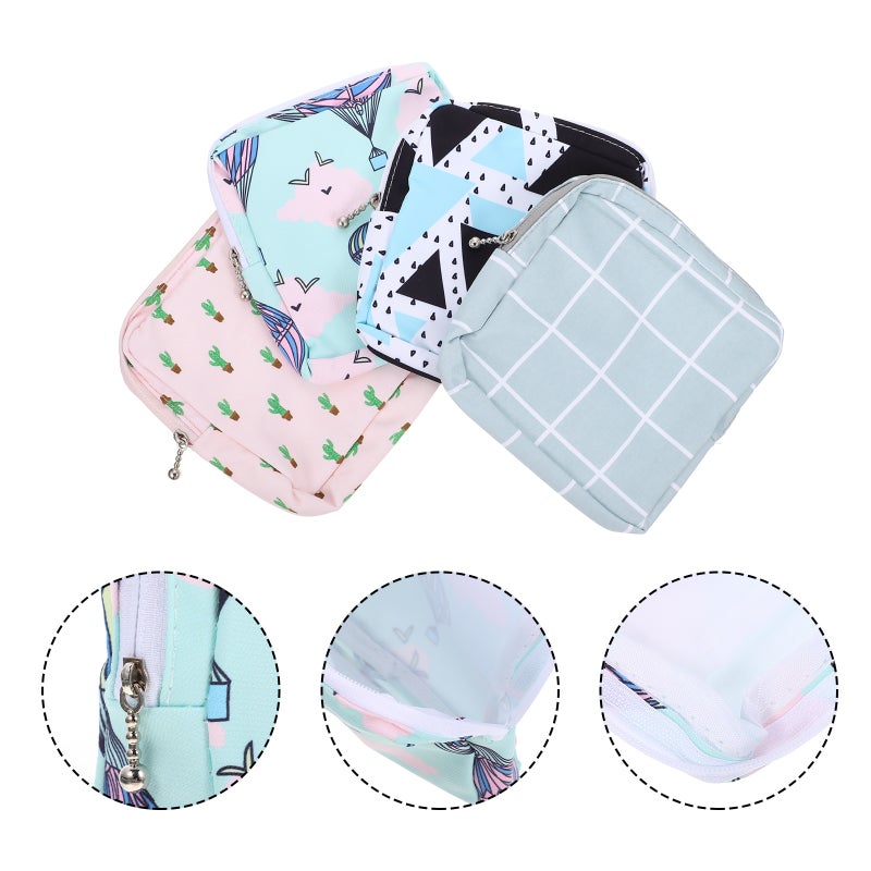 🧸 أكياس نسائية صحية لحمل فترة الحيض محمولة للمدرسة أزرق - Image 2