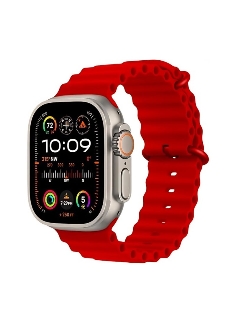 adhomax New T900 Ultra 2 smart watch Elegant Design 2.2" NFC, infinite display, Fitness Tracker, Heart Rate, Bluetooth, Wireless Charging, works with IOS and android, for men and women - Image 3