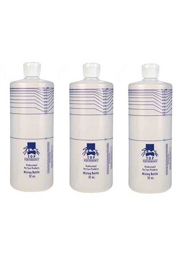 توب بيرفورمانس زجاجة خلط 32 أونصة بمعدلات تخفيف محددة لأدوات العناية بالحيوانات الأليفة (ثلاث زجاجات) - Image 3