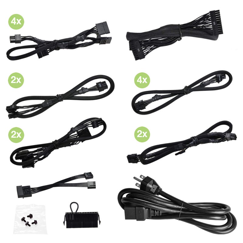 EVGA Supernova 1300 G+, 80+ Gold 1300W, Fully Modular, 10 Year Warranty, Includes Free Power On Self Tester, Power Supply 220-GP-1300-X1 - Image 3