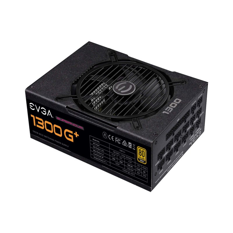 EVGA Supernova 1300 G+, 80+ Gold 1300W, Fully Modular, 10 Year Warranty, Includes Free Power On Self Tester, Power Supply 220-GP-1300-X1 - Image 4