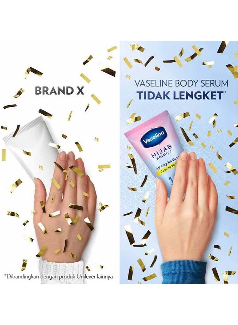 Vaseline Hijab Radiant - Gluta Vitamin Cooling Body Serum 180ml - Image 3