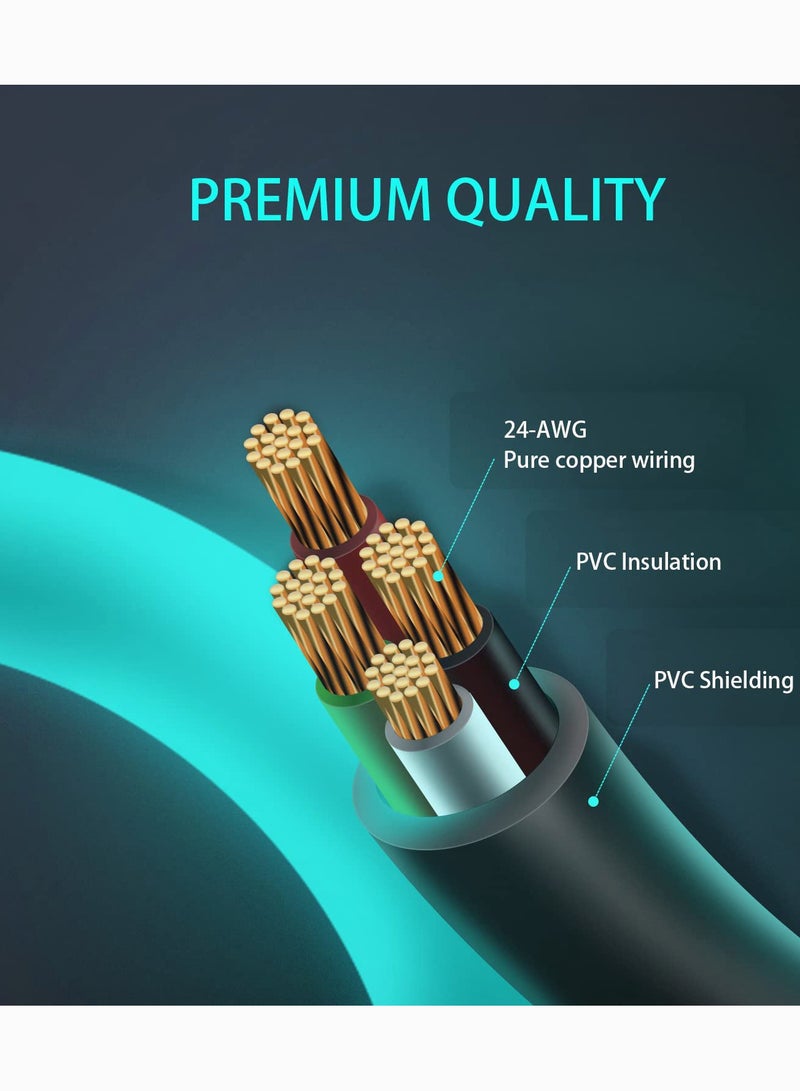 كابل شحن لساعة جارمين، شاحن USB بطول 3 قدم لنماذج جارمين فينيكس 5 5X بلس 5S بلس 6X 6 6S، فوررونر 935، كواتيكس 5، سافير، ساعة فيفوأكتيف 3 وغيرها - Image 3