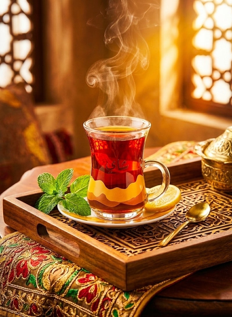 Smart Kitchen Modern and elegant design 36-piece tea and coffee cups and saucers set - Image 2