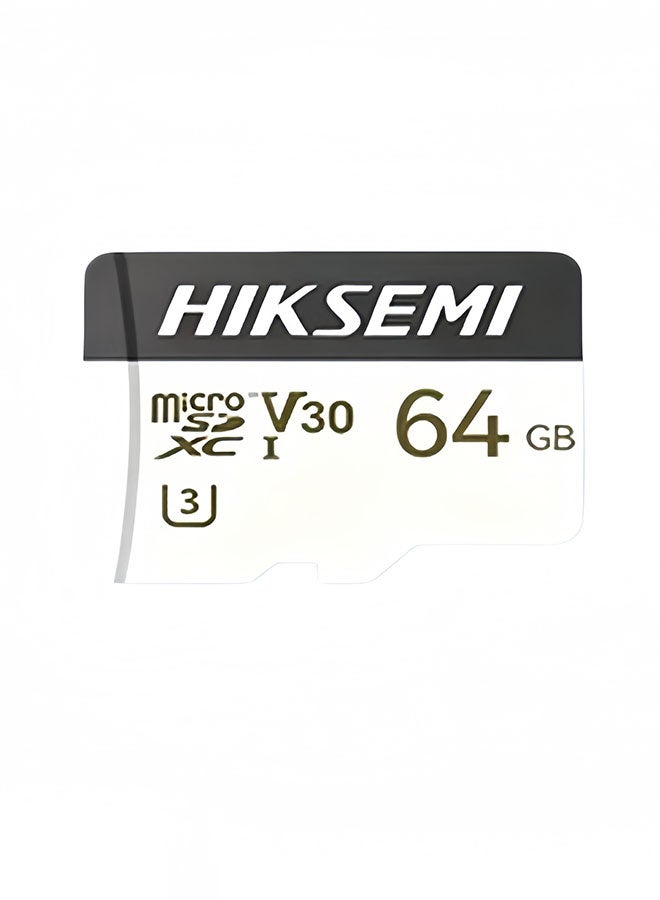 HIKSEMI 64GB Micro SDXC TF Card, A2 V30 U3 Surveillance Memory Card, Max 90MB/s Read Speed, Loop Recording Micro SD Card for Home CCTV Camera, Car DVR, DSLR Camera & Tablet - Image 1