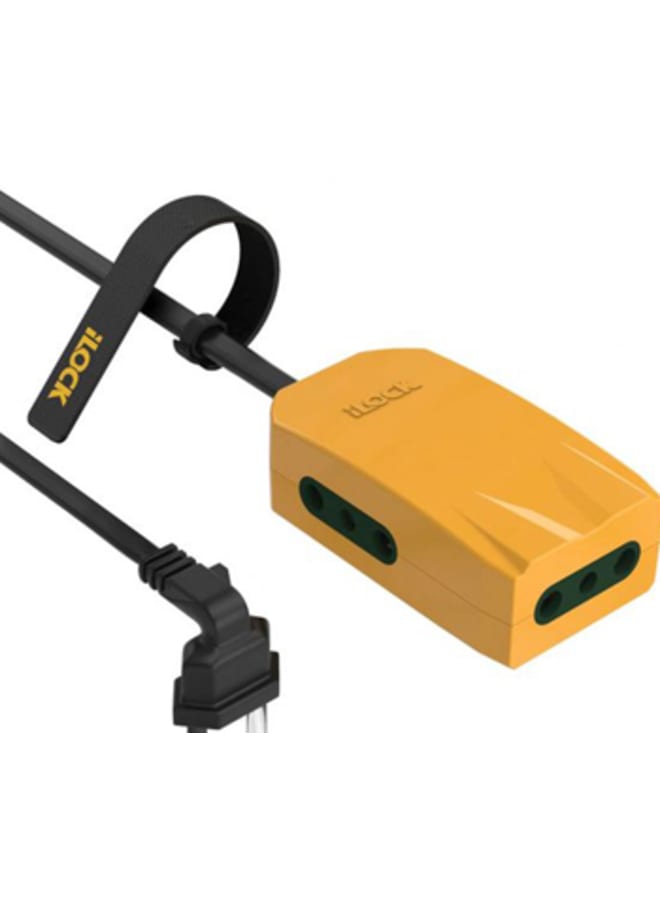 iLOCK 3-Outlet Mini Extension Socket 3 Meter