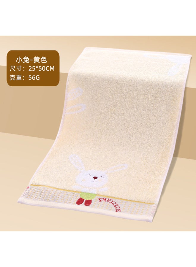 Pure Cotton Cartoon Children's Towel Baby Saliva Towel Face Wash Soft Absorbent Small Towel Manufacturer