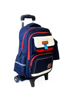 Generic NUZKI Trolley School Bag 2 in 1 Wheeled Backpack, Removable Trolley, Easy Transition from Backpack to Rolling Luggage - Ideal Kids Bookbag for School and Travel  - Image 3