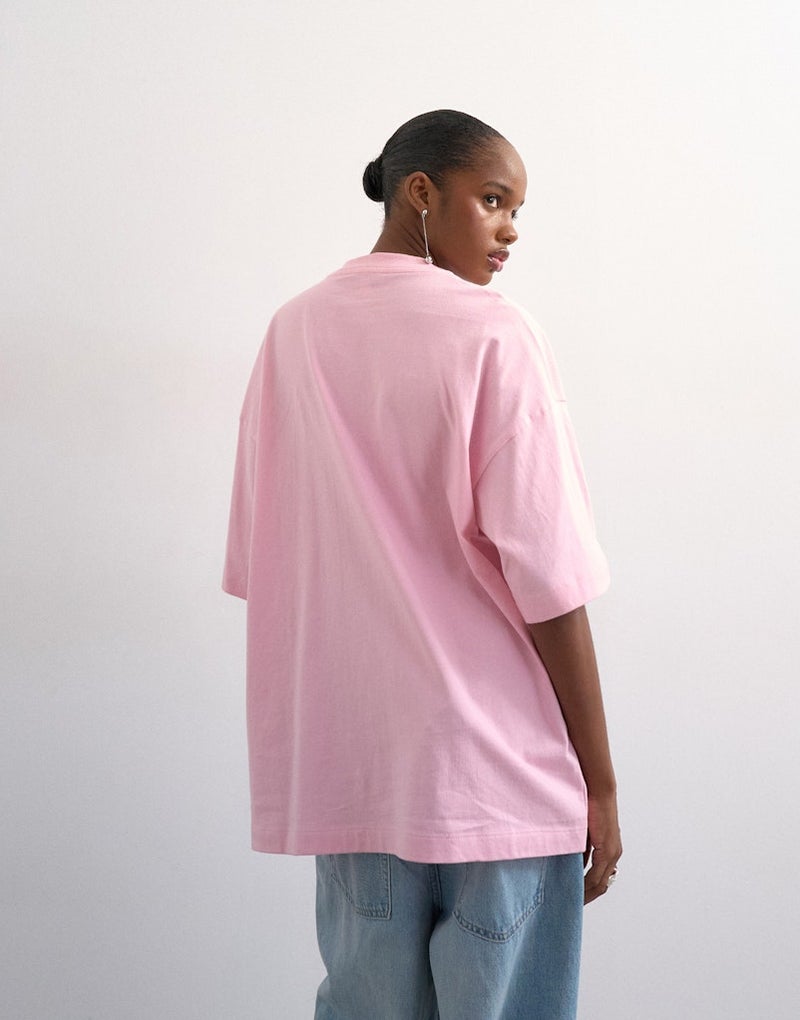 TOPSHOP Knitted Drop Shoulder T-shirt - Image 2
