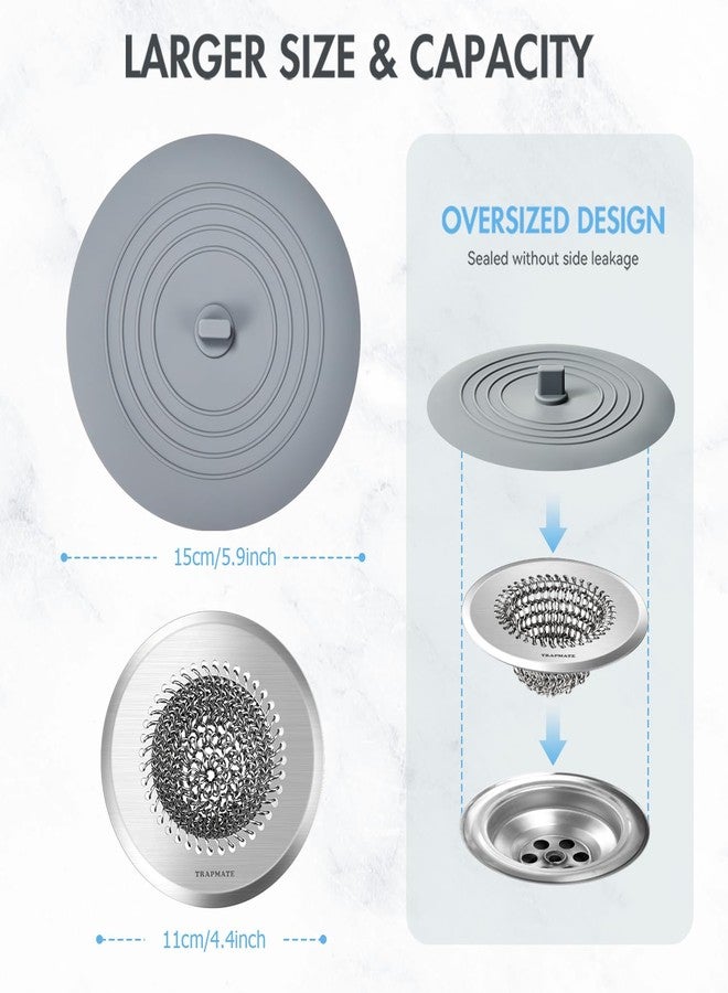 TRAPMATE Sink Strainer&stopper, Stainless Steel - Image 5