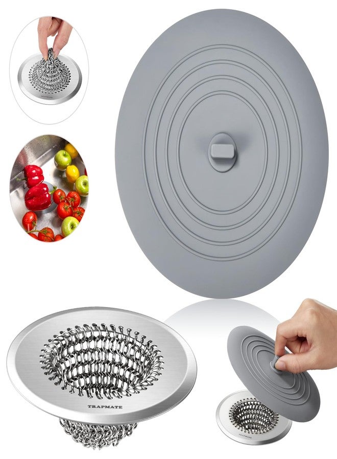 TRAPMATE Sink Strainer&stopper, Stainless Steel - Image 1