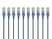 Monoprice Cat6A Ethernet Patch Cable 7 Feet Green 10 Pack Snagless RJ45 550Mhz UTP Pure Bare Copper Wire 10G 30AWG SlimRun Series - Image 2