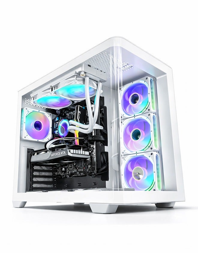 Game Sekret HiFly Gaming PC - Intel Core i5-14400F | GeForce RTX 5060Ti 16GB GPU | 32GB DDR4 RAM-1TB NVMe SSD | 240mm Liquid Cooler-H610 MB-650W 80+ PSU | WiFi-Bluetooth-Windows 11 Pro | Game Sekret Desktop Computer | 1 Year Warranty - Image 1