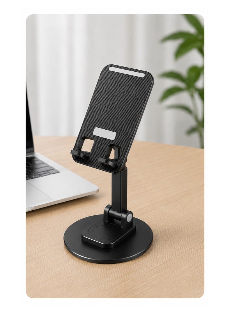 Vesta Universal Cell Phone Holder, Adjustable Height Cell Phone Stand for Desk and 360 Degree Rotation, Flexible Desk Mount Compatible with All Phones - Image 4