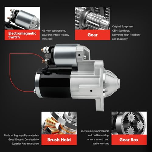 Grezuton New Starter Compatible with Dodge RAM 5.7L 1500 2500 09-10，3500 4000 2009 & Durango 2011-2023,Jeep Commander 06-10,Jeep Grand Cherokee 05-20,Ram 1500 11-20,1500 Classic 19-20,Ram 2500/3500 11-18,17948 - Image 5