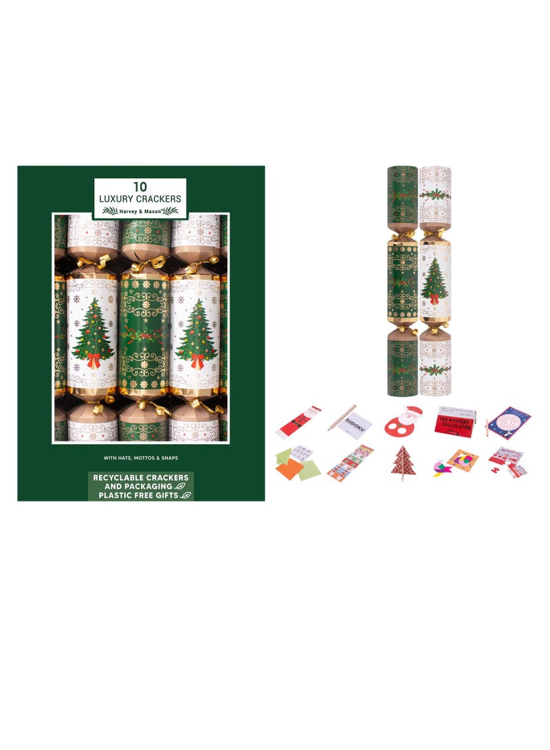 Rsw Christmas  10 Pcs Luxury Tree And Wreath 14Inches Crackers - Image 3