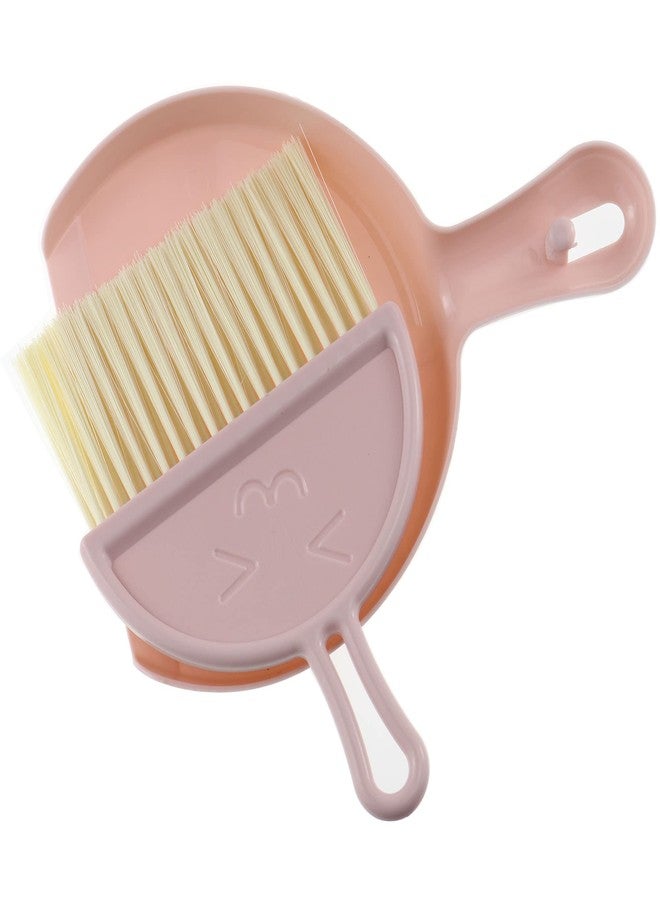 Setaria Viridis dust pan and Broom/Dustpan Small Dustpan and Brush kit, Multifunctional Cleaning Tool (with Manual Broom Brush), Child Broom and Dustpan Set Plastic dust Collector - Image 3