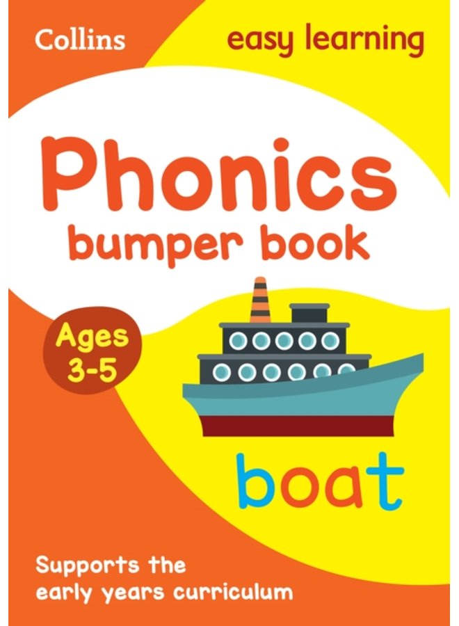 Phonics Bumper Book Ages 3 5 Ideal for Home Learning - Paperback