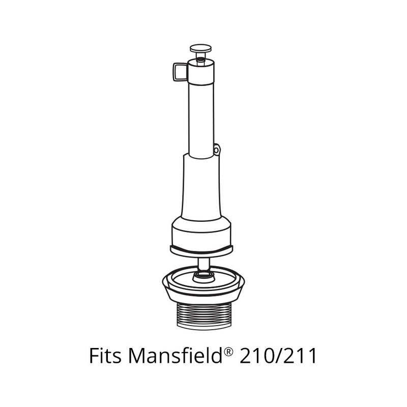 Korky Korky 427BP Flush Valve Seal For Mansfield 210 and 211 Toilet Repairs  Red  - Image 3