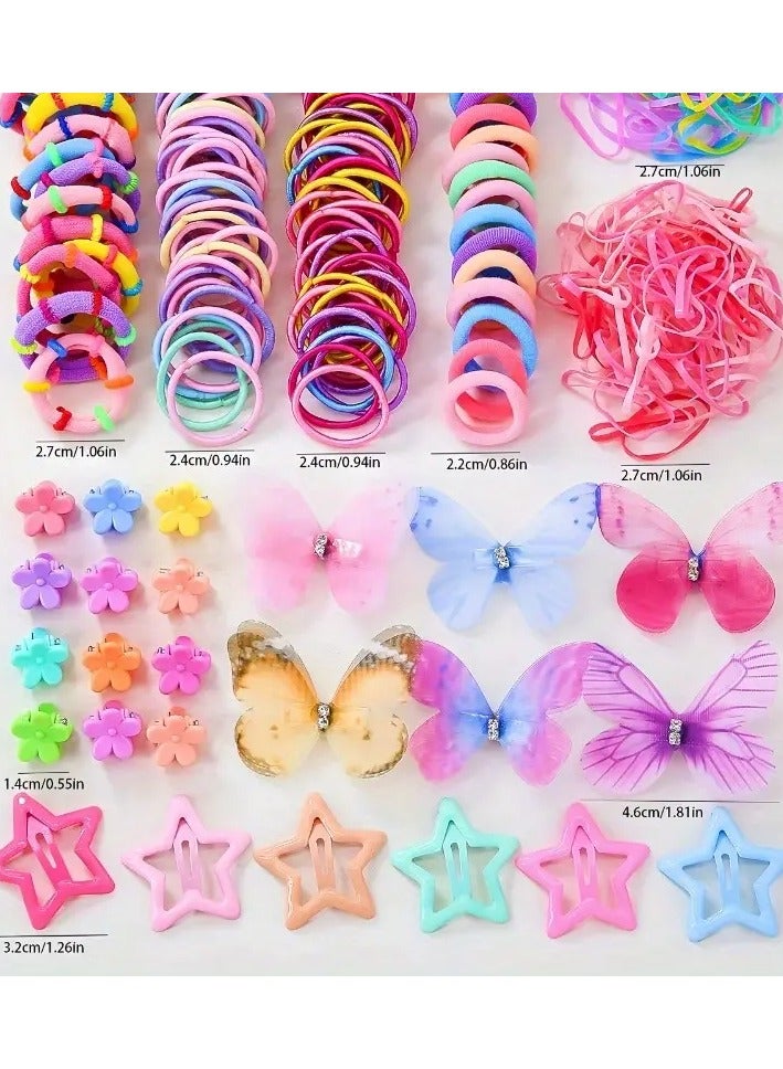 881pcs Hair Clip Set with Headbands, Butterfly Clips, Star BB Clips, Small Paw Clips & More – Large Variety Hair Accessories for Women & Girls, Cute & Stylish Daily Use, Perfect for All Seasons - Image 2