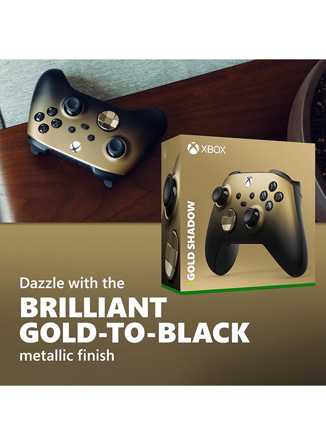 مايكروسوفت وحدة تحكم Xbox اللاسلكية إصدار Gold Shadow الخاص - Image 5